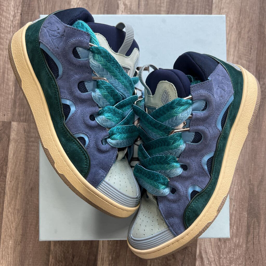 Lanvin Curb Sneaker Blue Teal