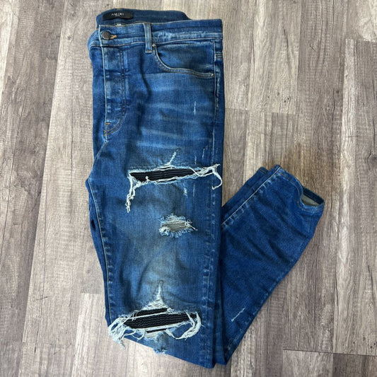 Amiri Jean MX1 Blue Black Patch