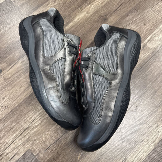 Prada America Cup Metallic Grey