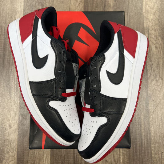 Jordan 1 low bred toe