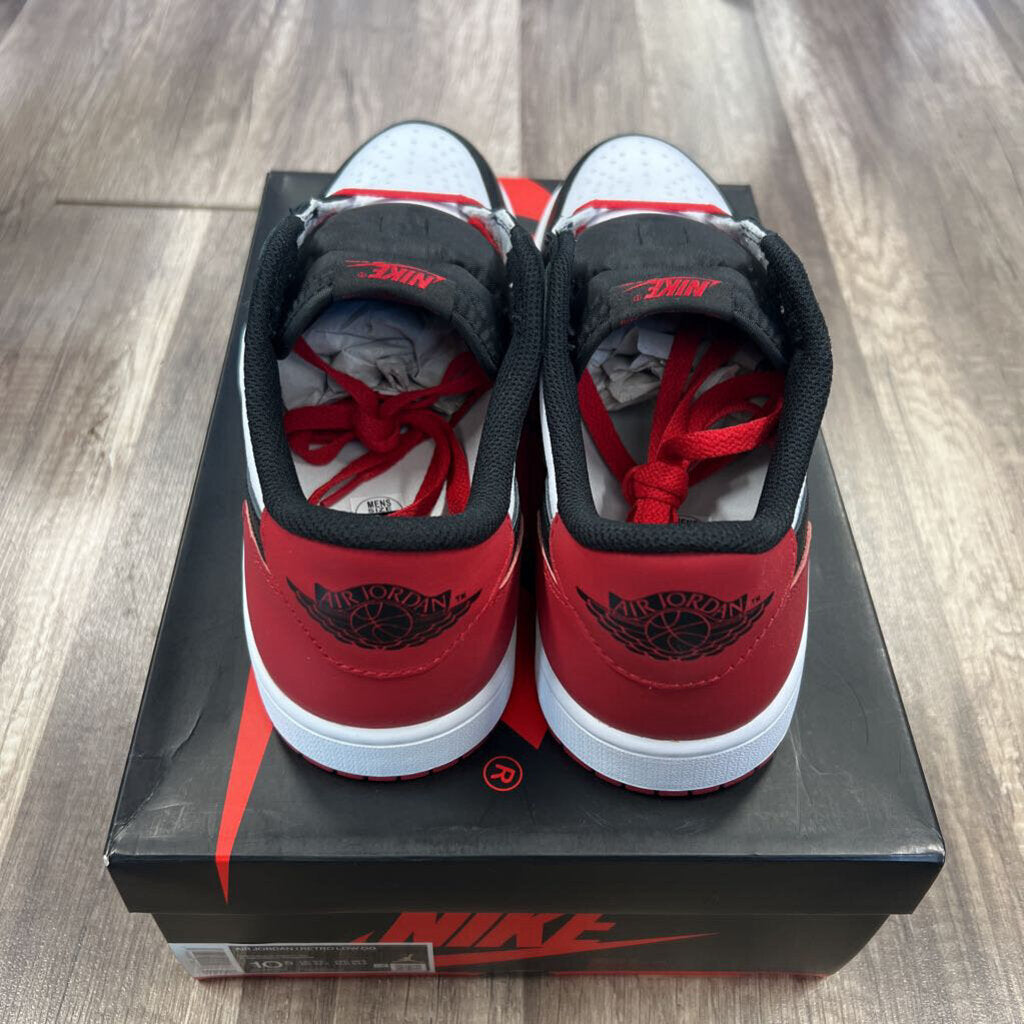 Jordan 1 low bred toe