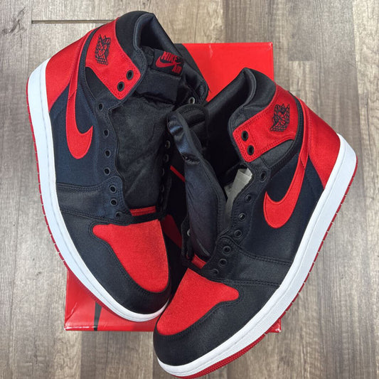 Jordan 1 Satin bred toe