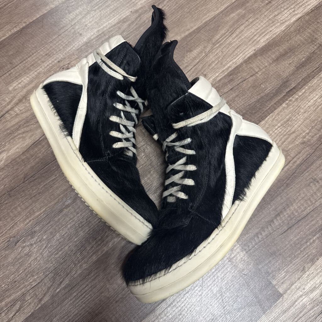 Rick Owen Geobasket black mohair