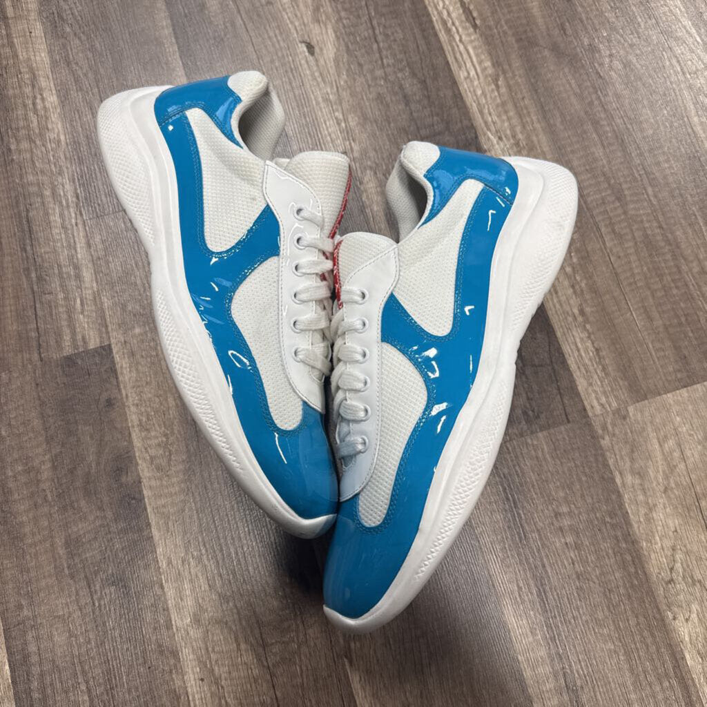 Prada America Cup white teal