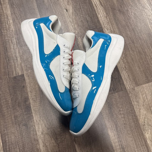 Prada America Cup white teal