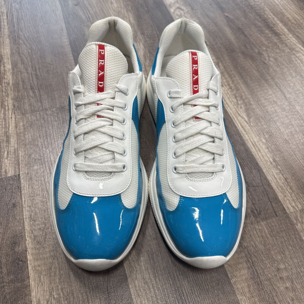 Prada America Cup white teal