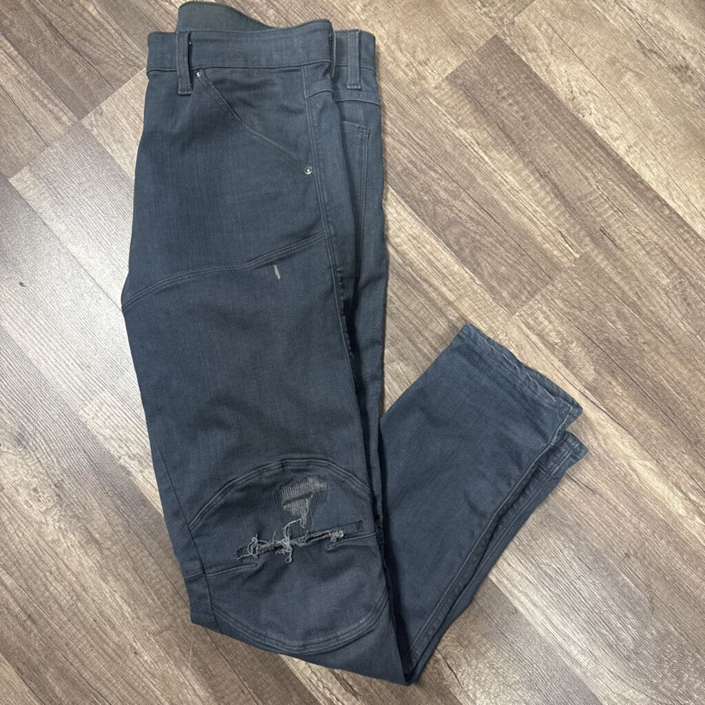 G star Jean Light Grey Zipper Knee