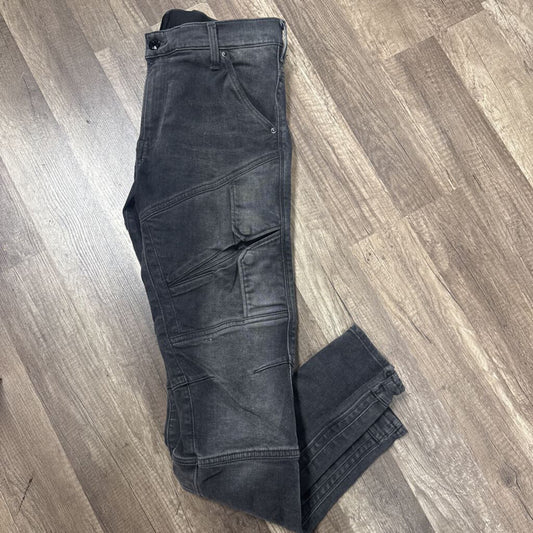 G star Jean Black Zipper Knee