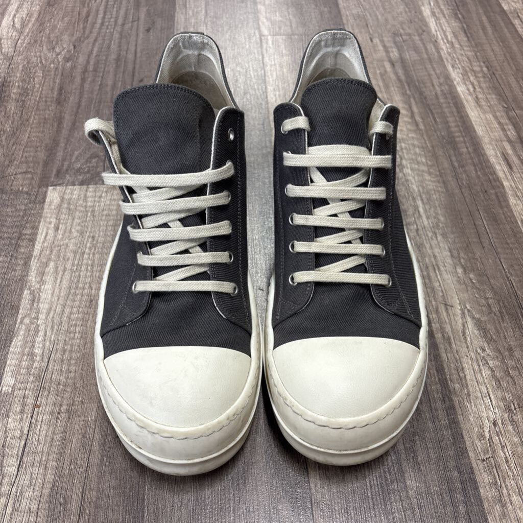 Rick Owens Ramone Low Grey Canvas