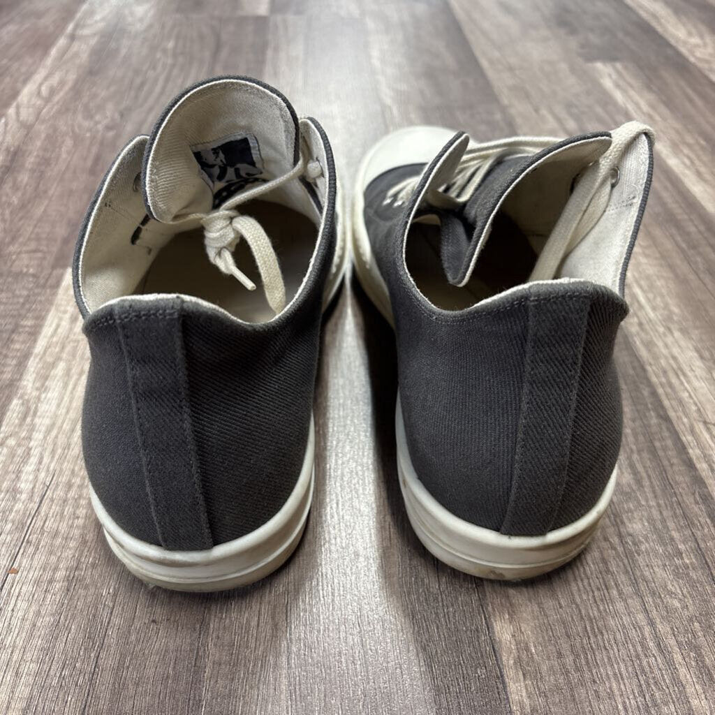 Rick Owens Ramone Low Grey Canvas