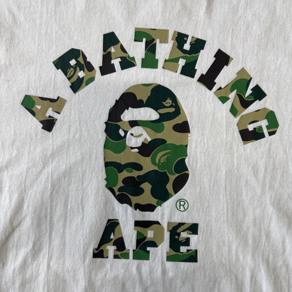 Bape White Camo Shirt