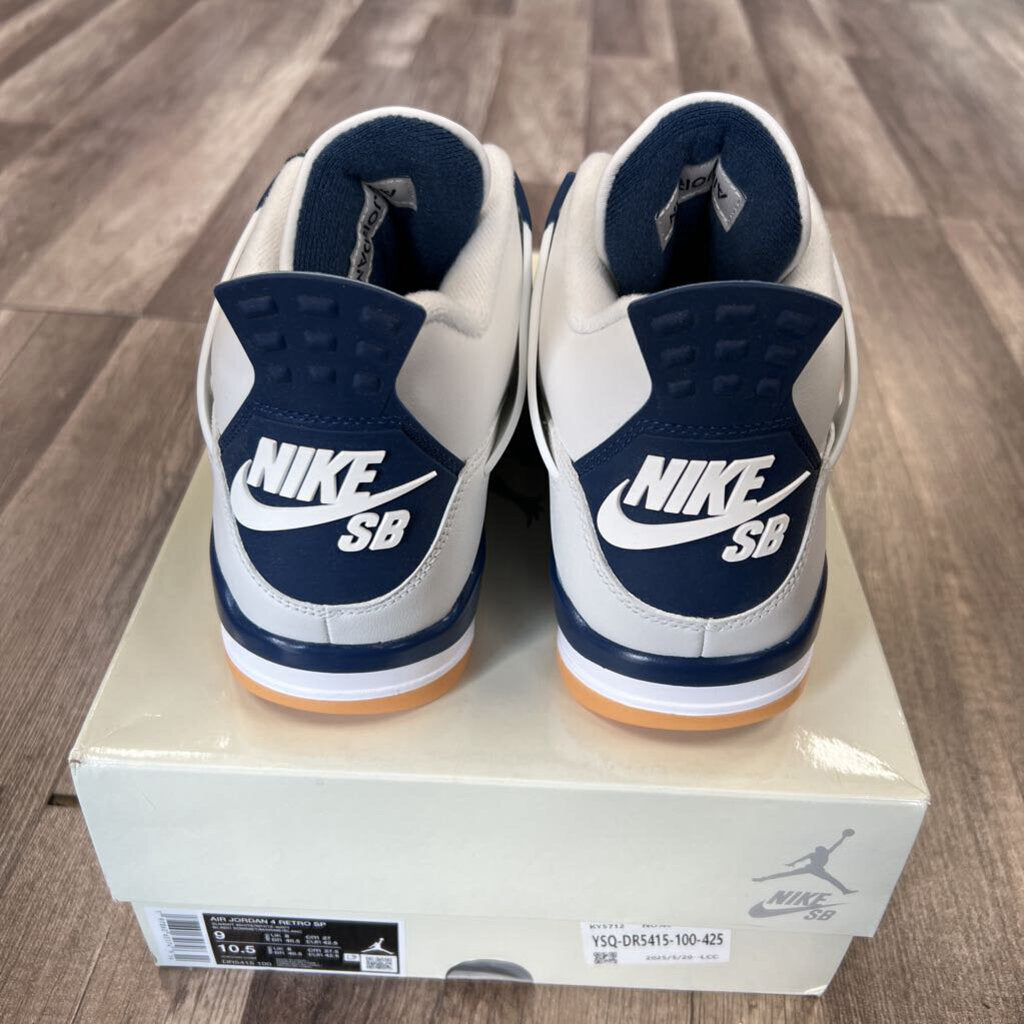 Nike Sb Jordan 4 Navy Blue
