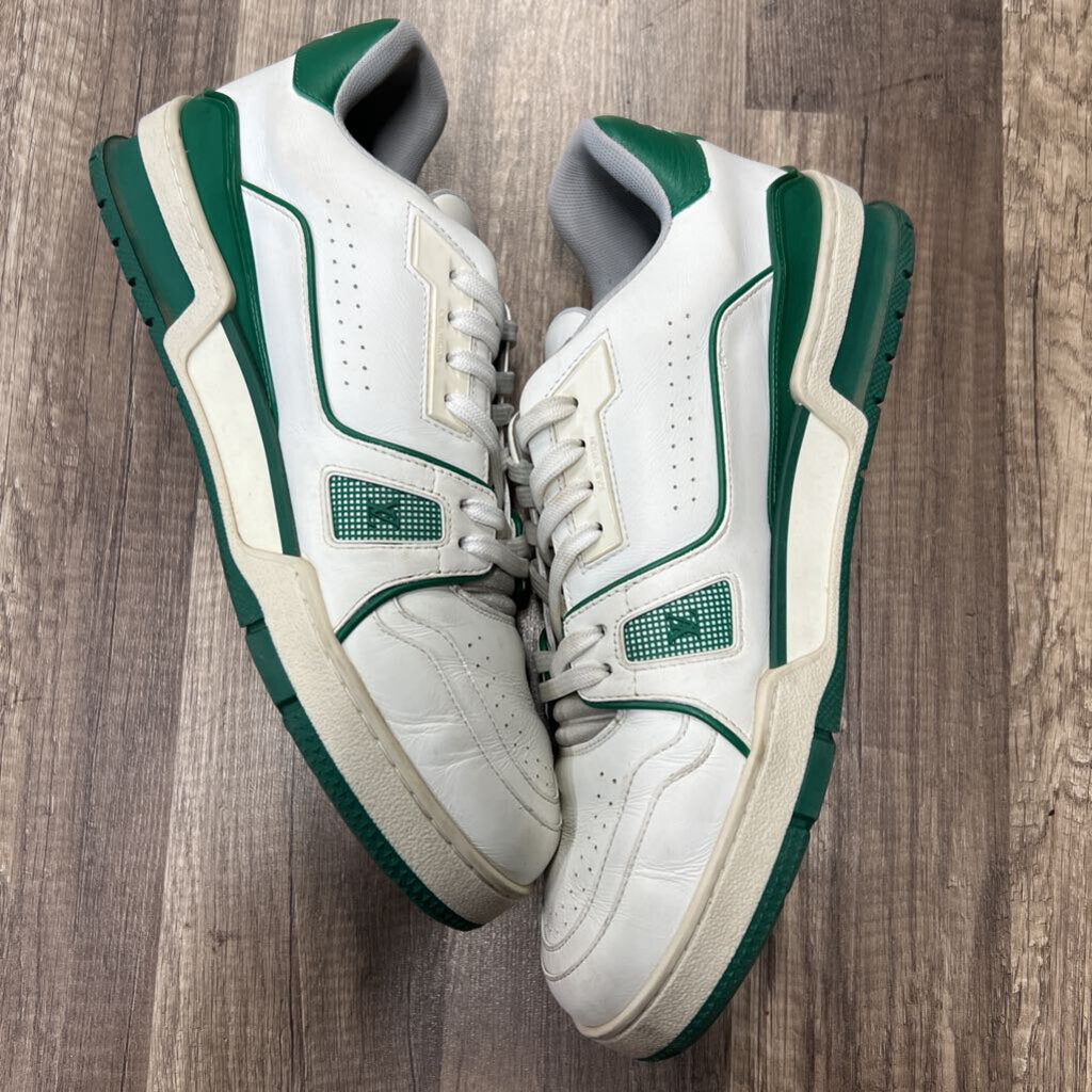 LV Louis Vuitton x Virgil trainer white green (NO BOX)