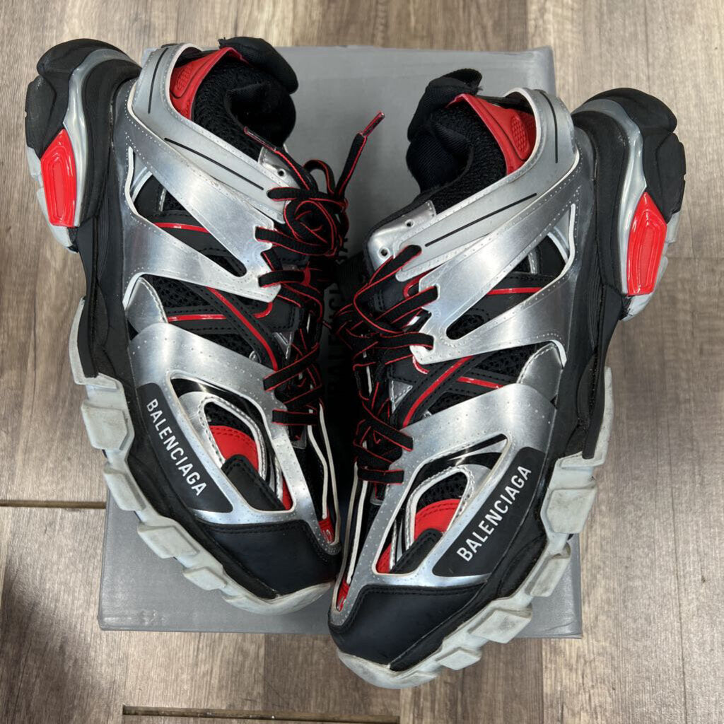 Balenciaga Track Silver Red