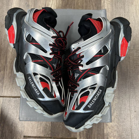 Balenciaga Track Silver Red
