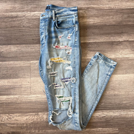 Amiri Jean Trasher Multicolor Patch