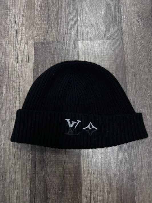 LV Louis Vuitton Beanie Black Grey