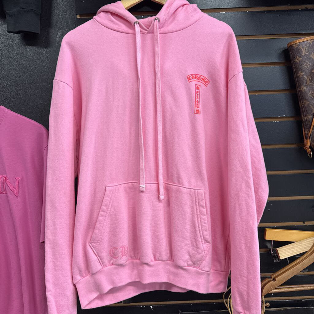 Chrome hearts USA hoodie pink