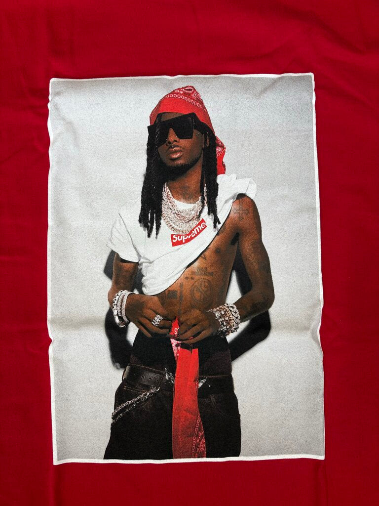Supreme playboi Carti shirt red