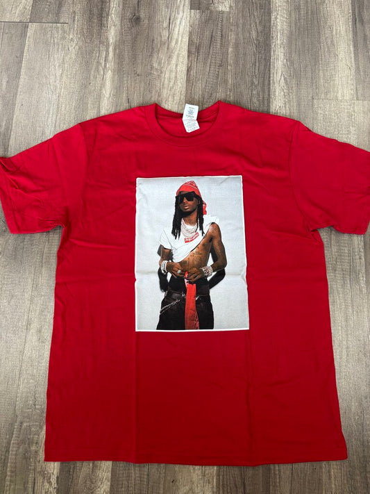 Supreme playboi Carti shirt red