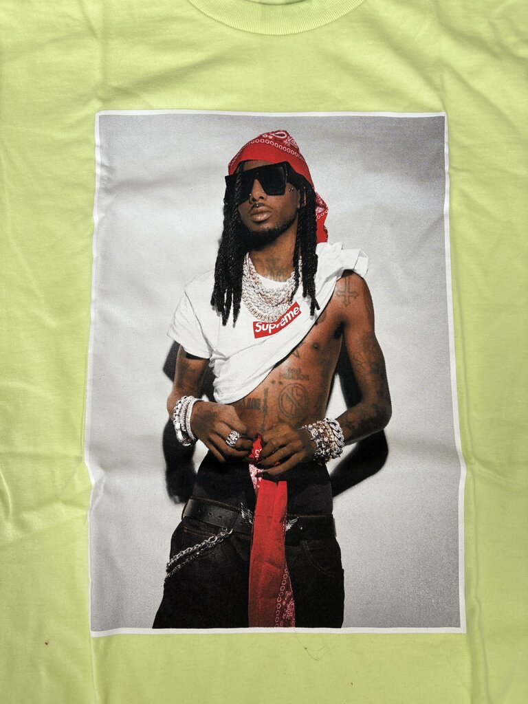 Supreme playboi Carti shirt green