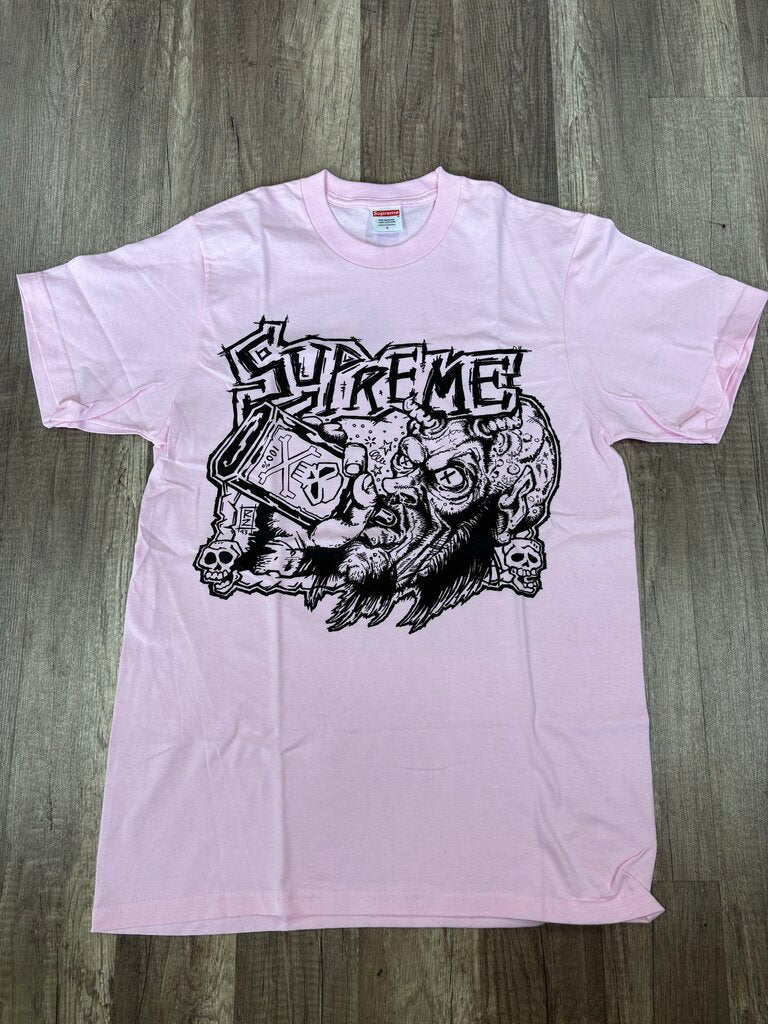 Supreme artwork shirt pink