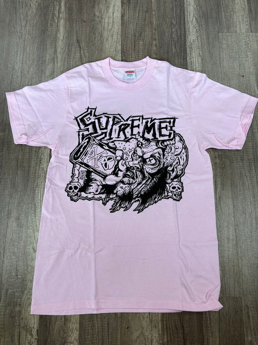 Supreme artwork shirt pink