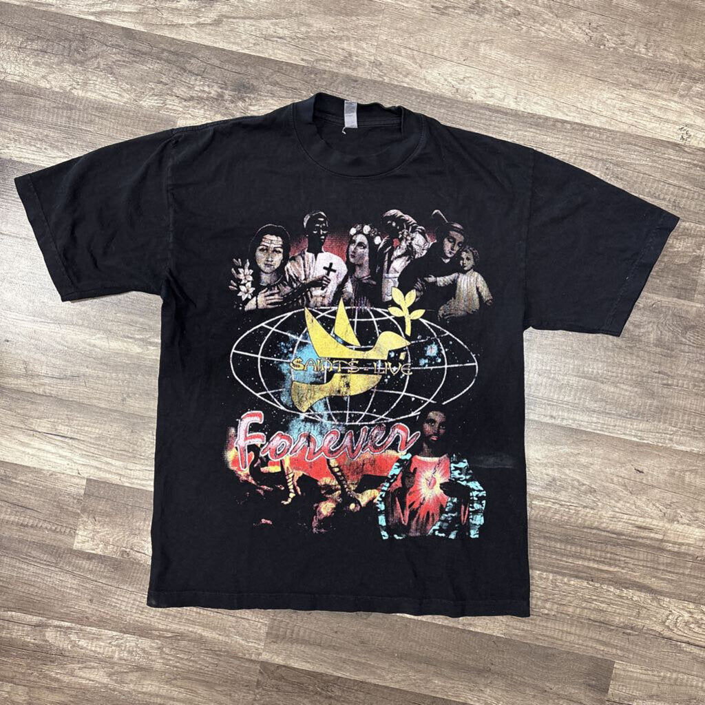 Saints live forever black shirt