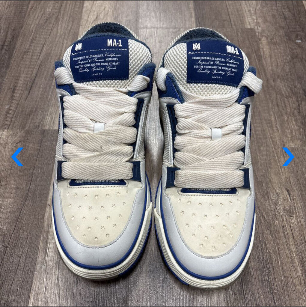 Amiri MA1 White Blue