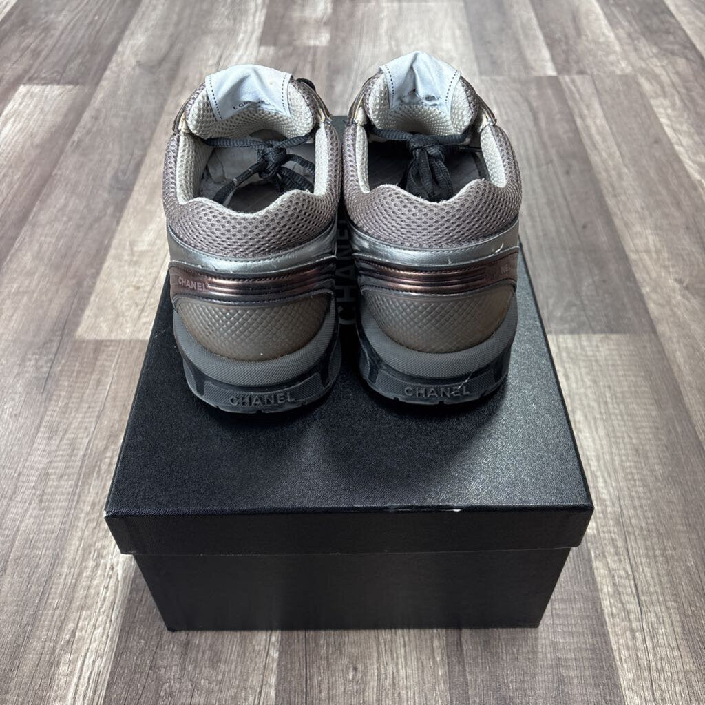 Chanel Trainer Burgundy Brown