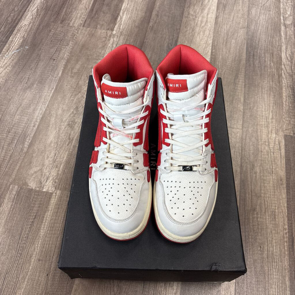 Amiri Skel Top Hi White Red