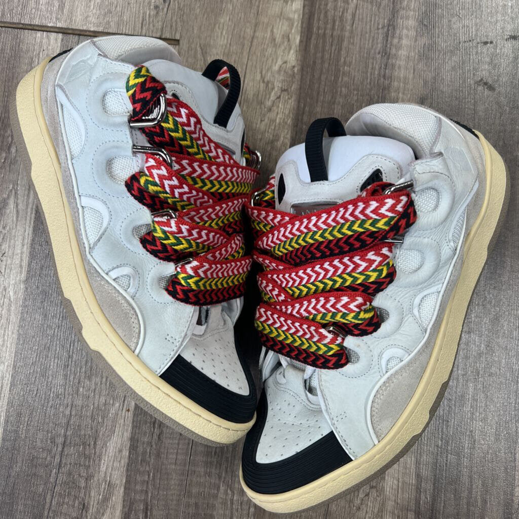 Lanvin curb sneaker white grey (NO BOX)