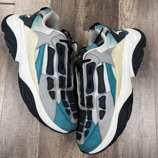 Amiri bone runner teal grey white