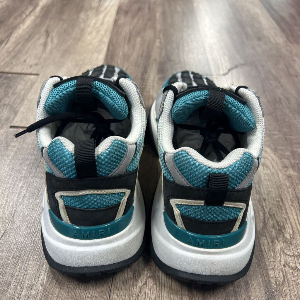 Amiri bone runner teal grey white
