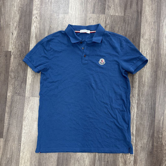 Moncler collar shirt blue