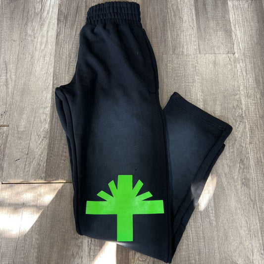 Vertabrae sweatpants black green