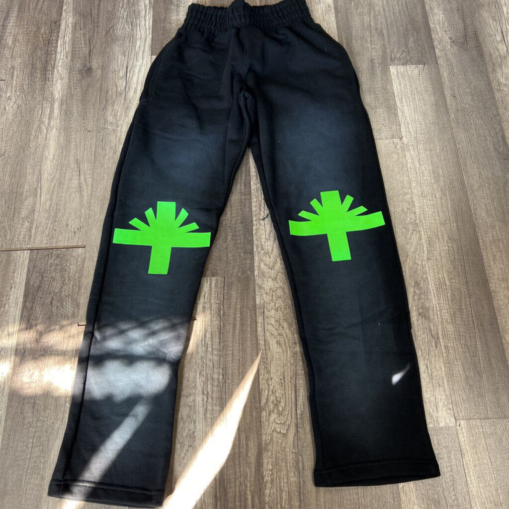 Vertabrae sweatpants black green