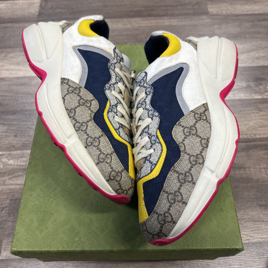 Gucci Rython Navy Yellow Pink