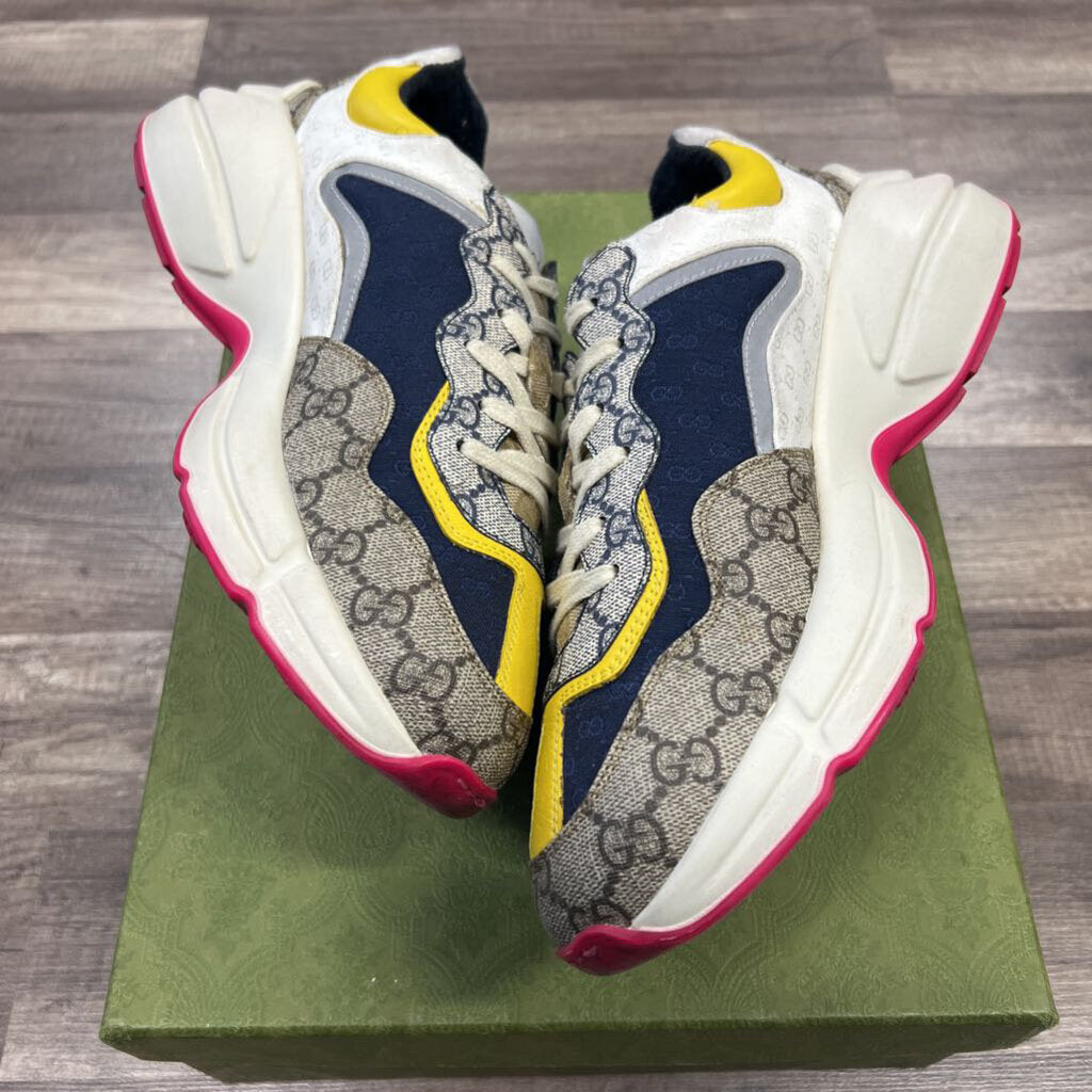 Gucci Rython Navy Yellow Pink