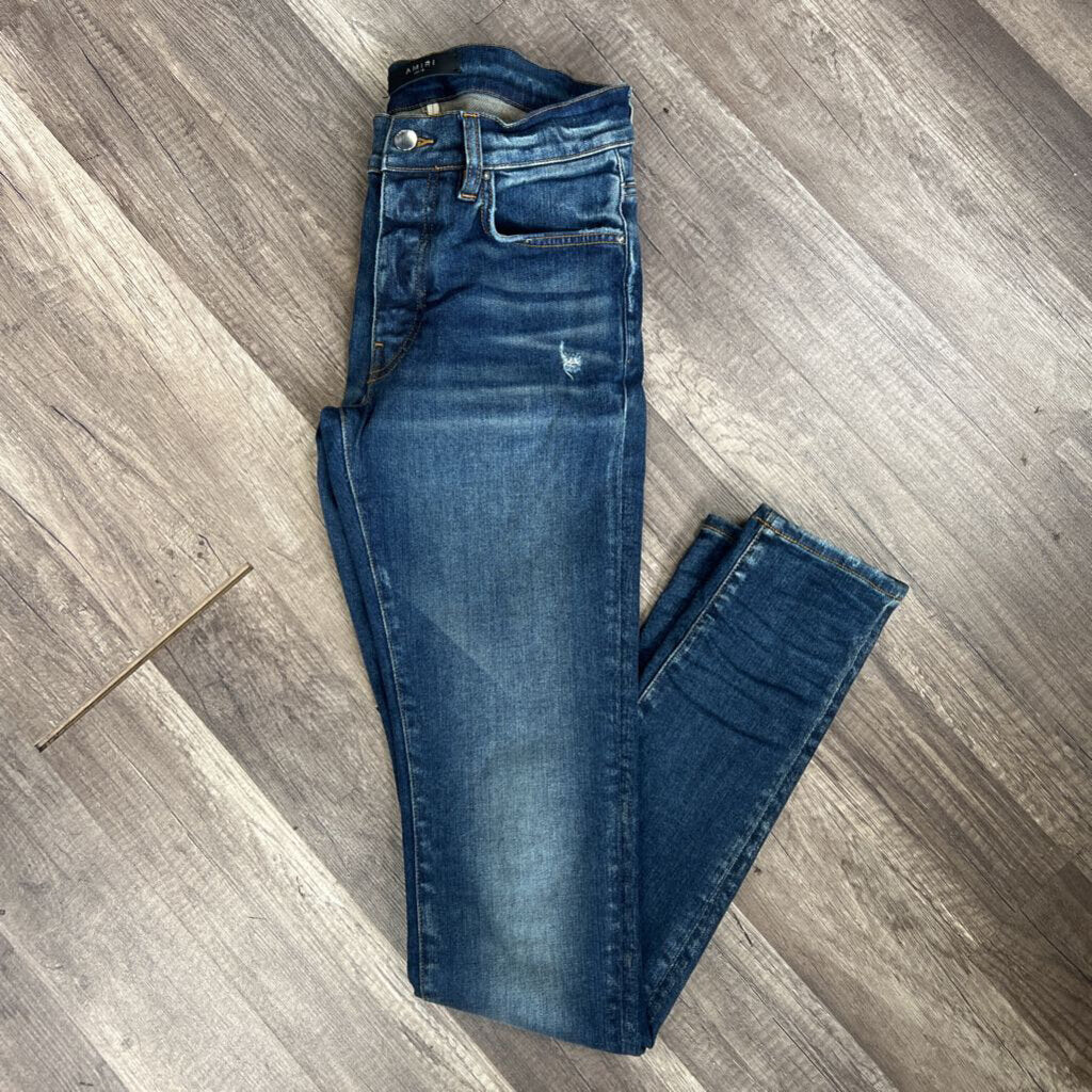 Amiri Jean Plain Dark Blue