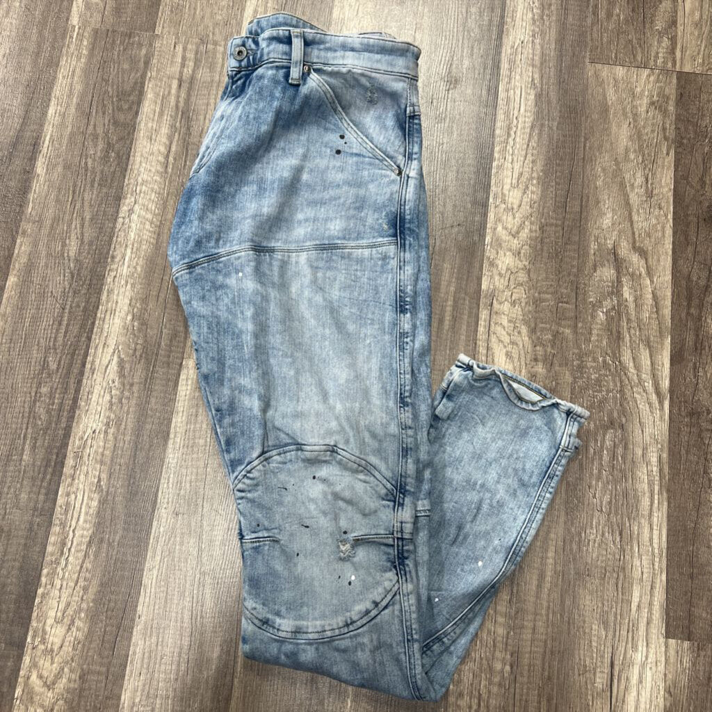 Gstar Jean Light Blue Zip Knee