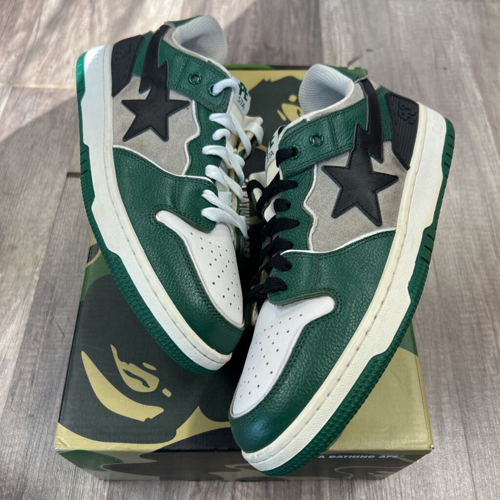 Bape sneaker green grey