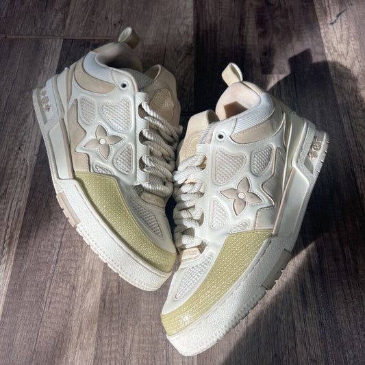 Louis Vuitton skate white cream