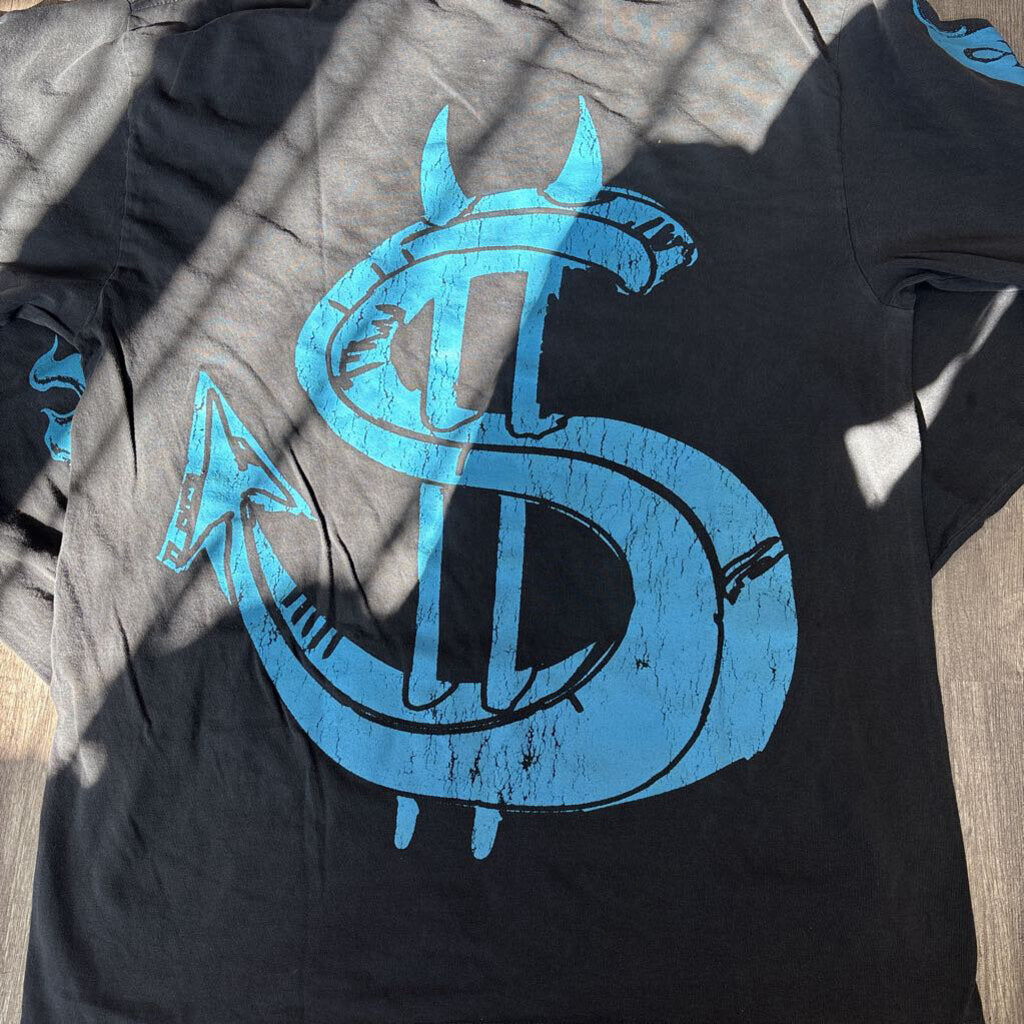 Saints Shirt L/S Grey Blue Green Logo