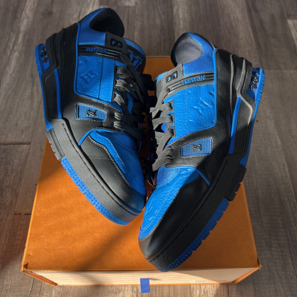 Louis Vuitton Trainer Blue Black