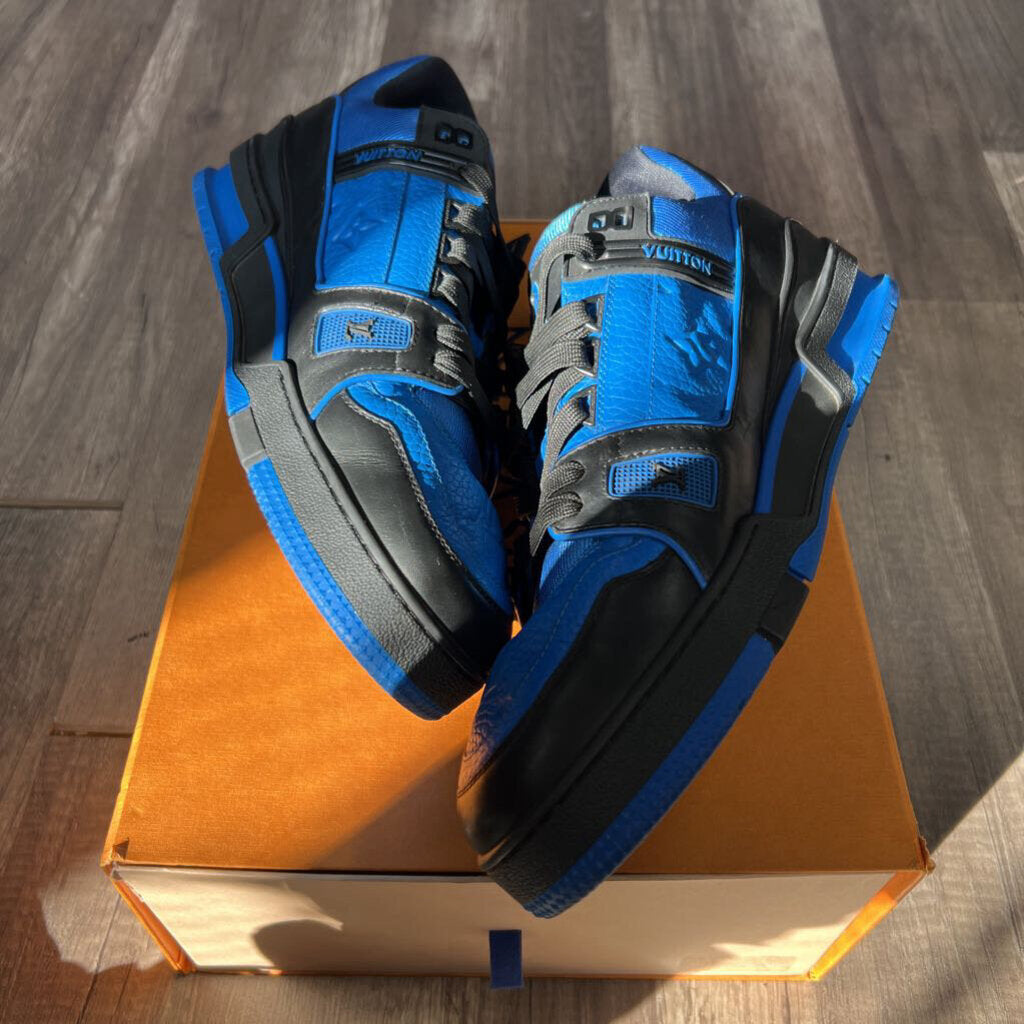 Louis Vuitton Trainer Blue Black