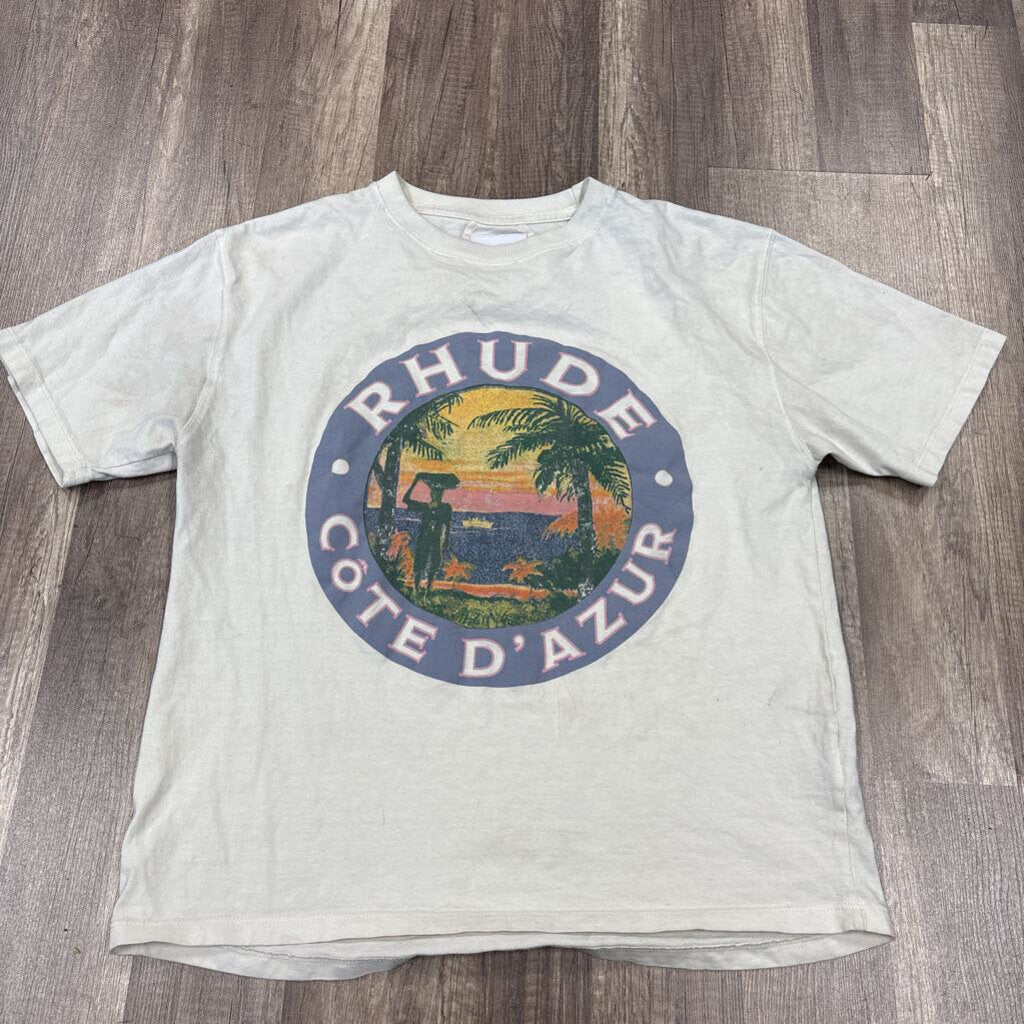 Rhude Shirt Cream Cote D'Azure