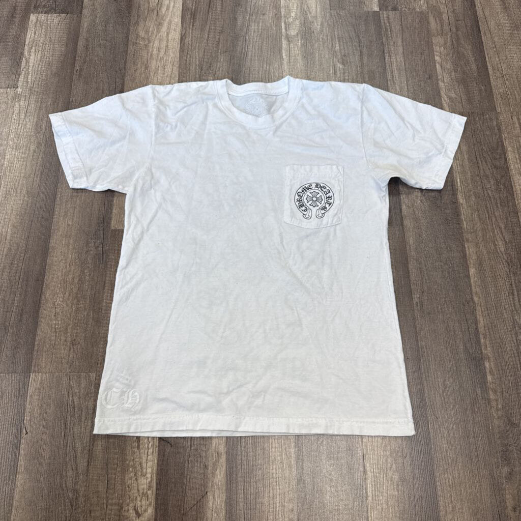 Chrome hearts shirt white Miami horseshoe