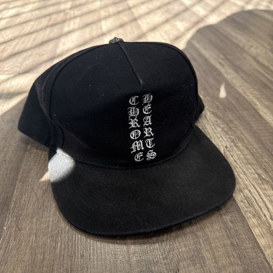 Chrome hearts script logo hat