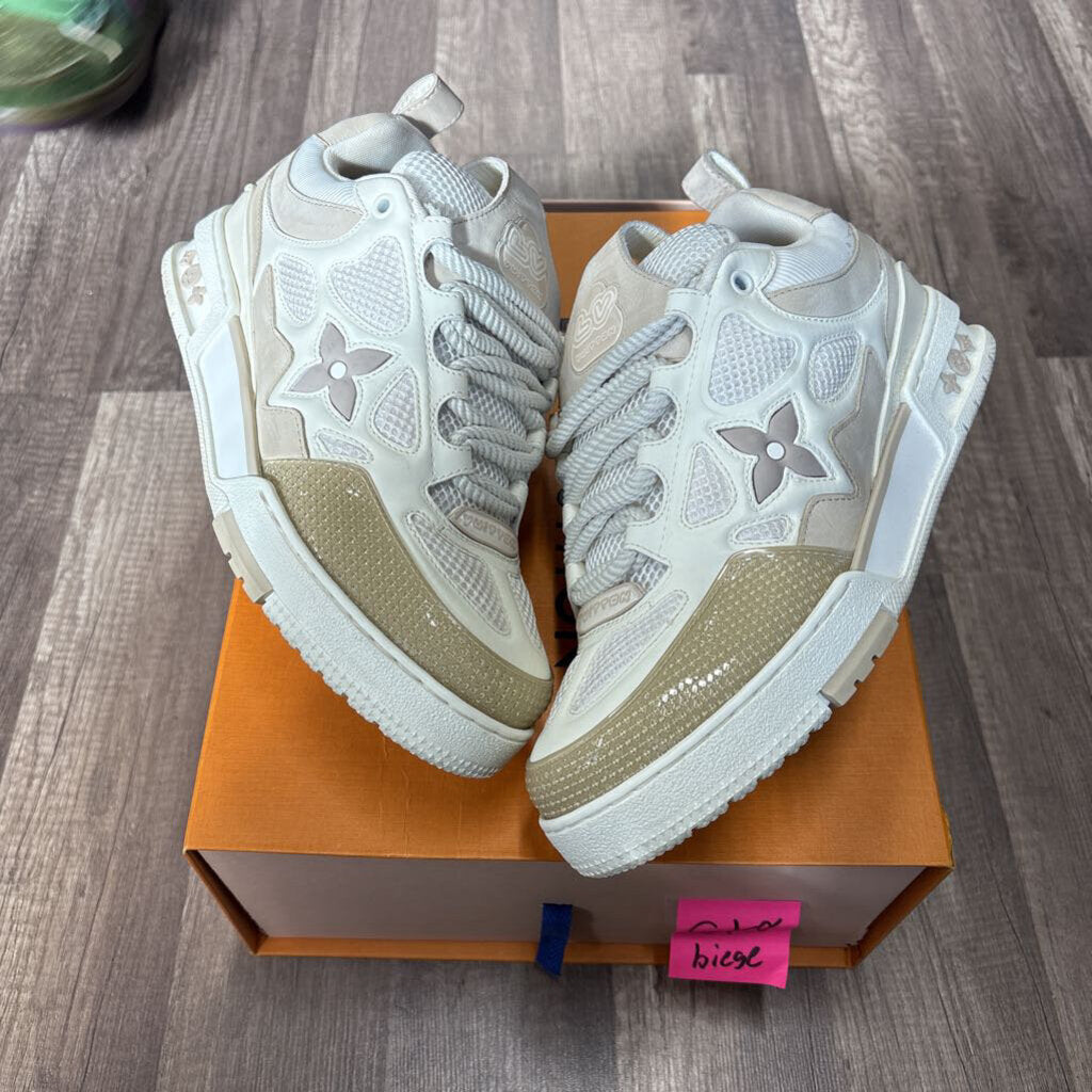 LV Louis Vuitton skate beige